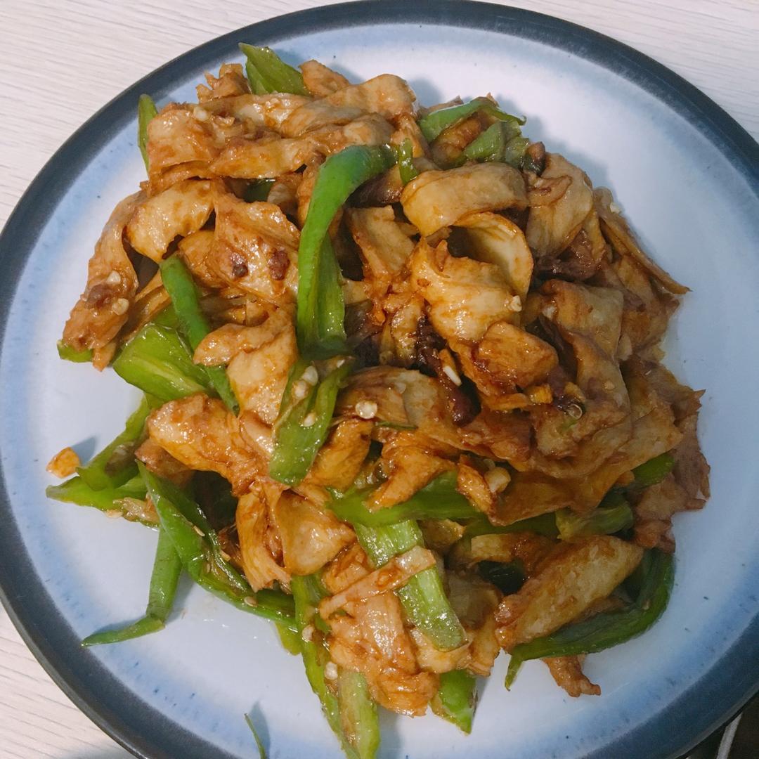 青椒炒面筋
