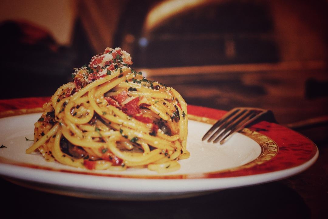 超简单的奶汁培根意面Carbonara
