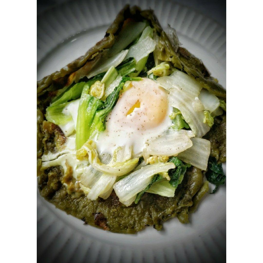 嫩蛋全麦四方饼——抱蛋饼【健康主食】