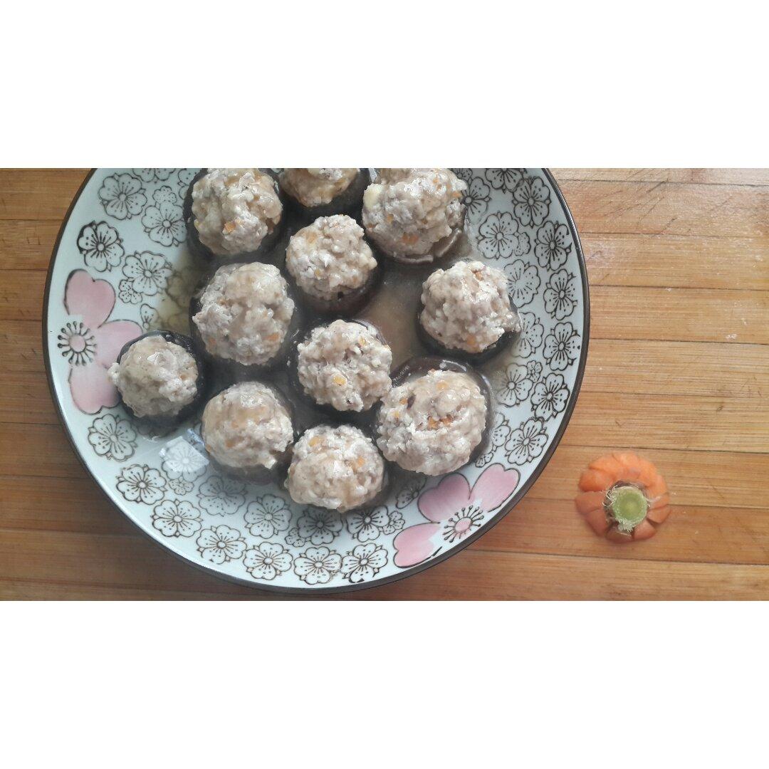 豆腐肉末酿香菇
