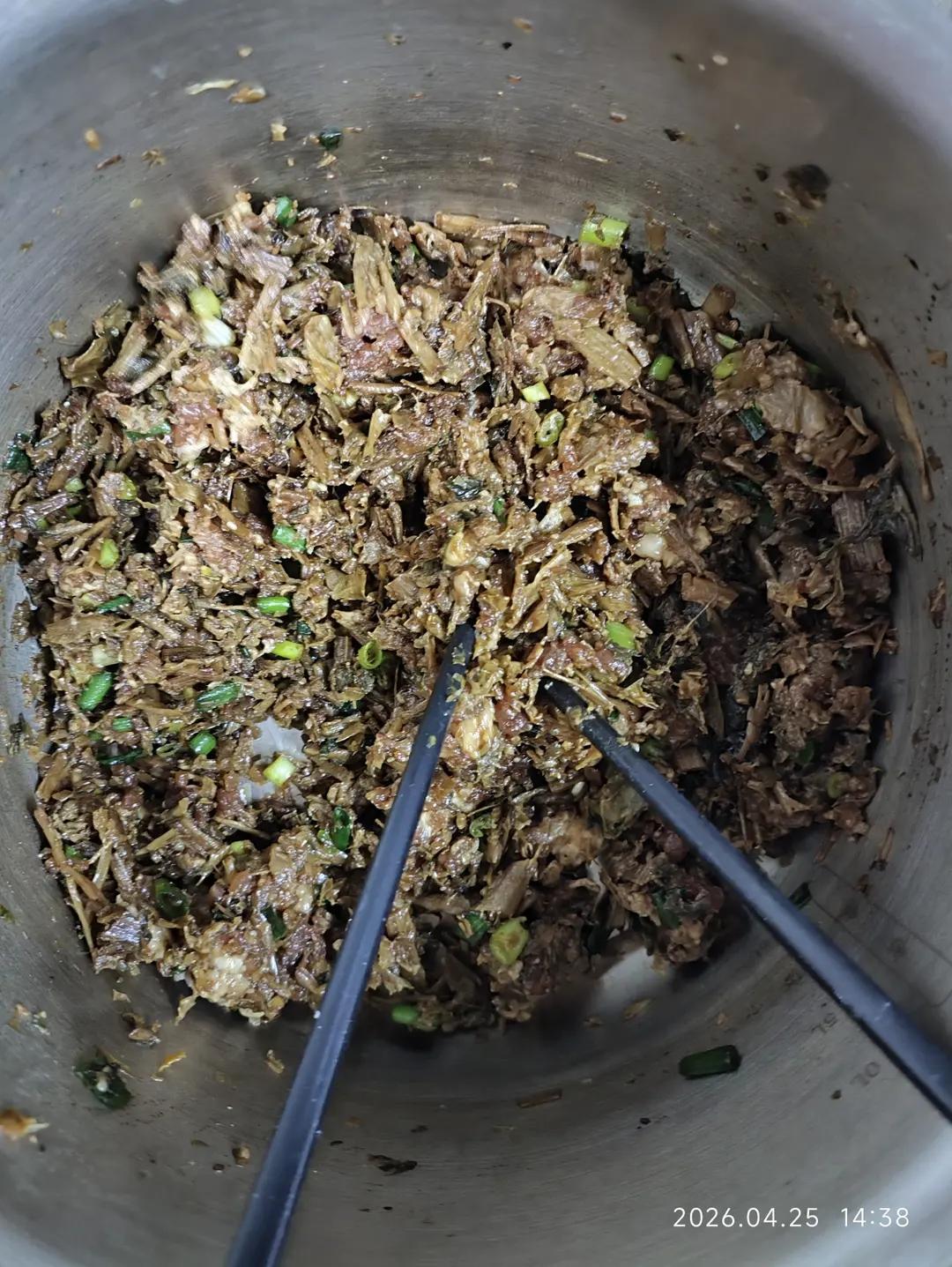 梅菜干肉饼