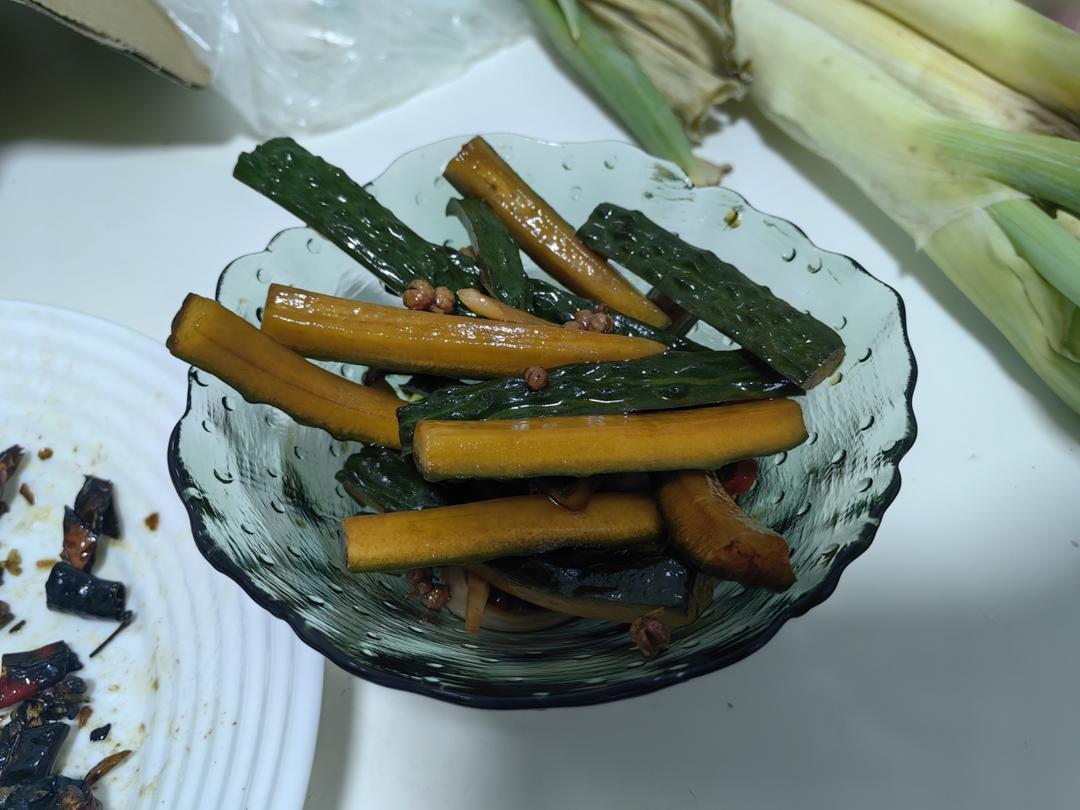 开胃香辣腌黄瓜&早餐必备