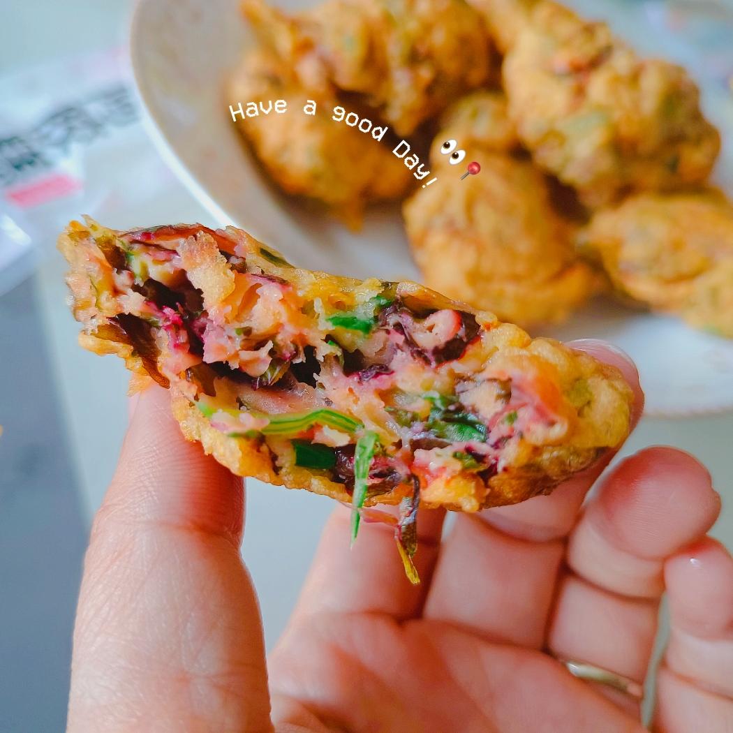 家常小吃--红苋菜粑粑