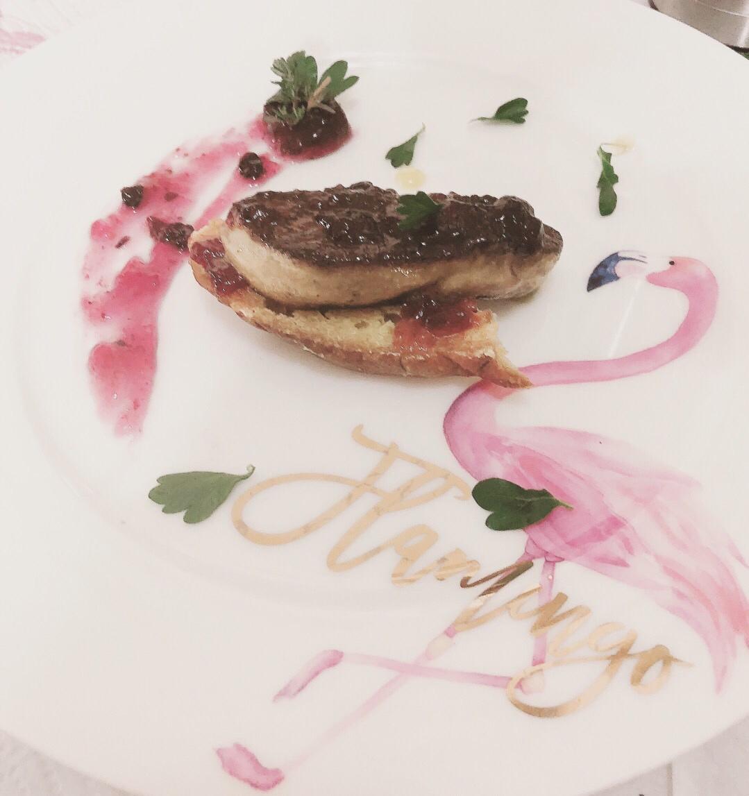 香煎鹅肝-蓝莓酱