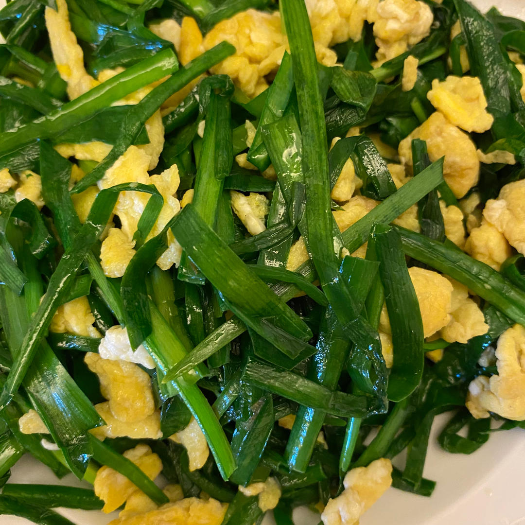 韭菜炒鸡蛋——三分钟快手下饭菜 掌握火候的秘诀