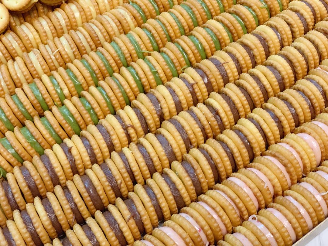 快手纽扣牛扎饼干