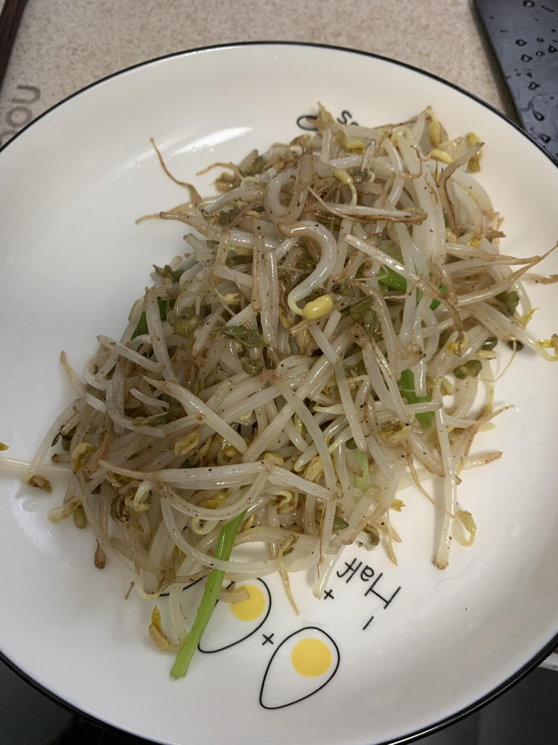 清炒豆芽