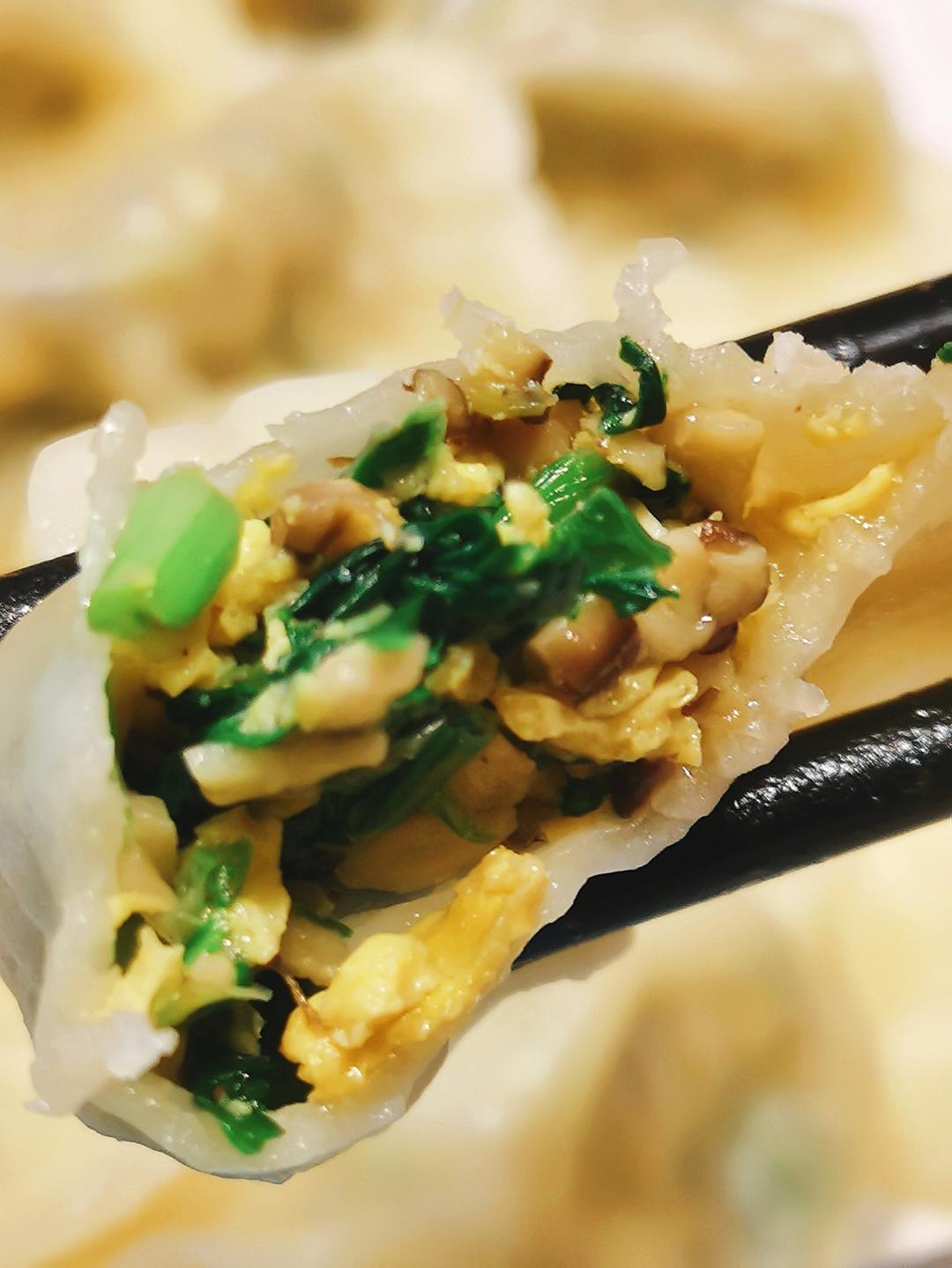 饺子（香菇油菜馅儿）