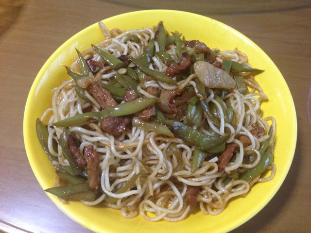豆角焖面