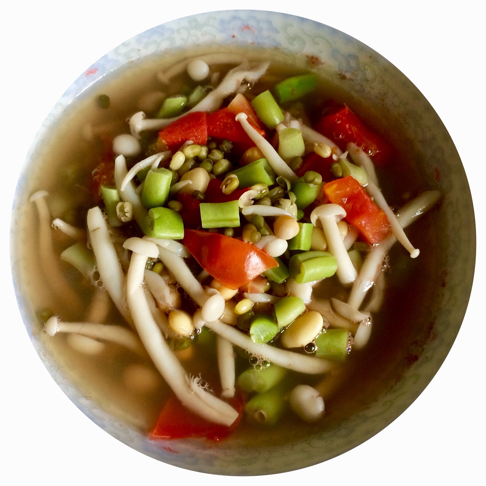 白玉菇杂蔬汤/砂锅煲～低脂纯素版的做法 步骤4