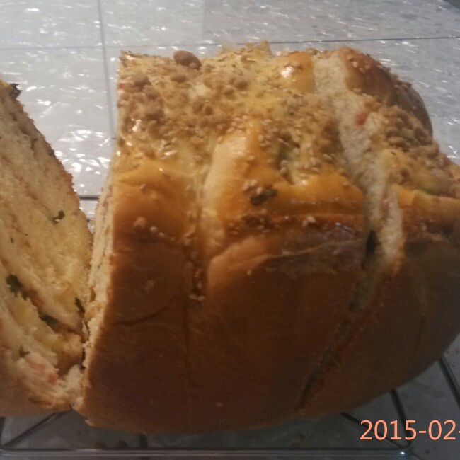 葱花肉松吐司-松下/panasonic面包机版