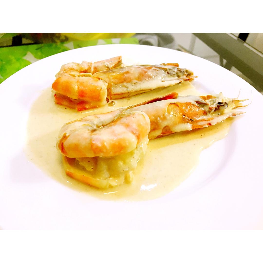 （完美复刻）马来奶油老虎虾