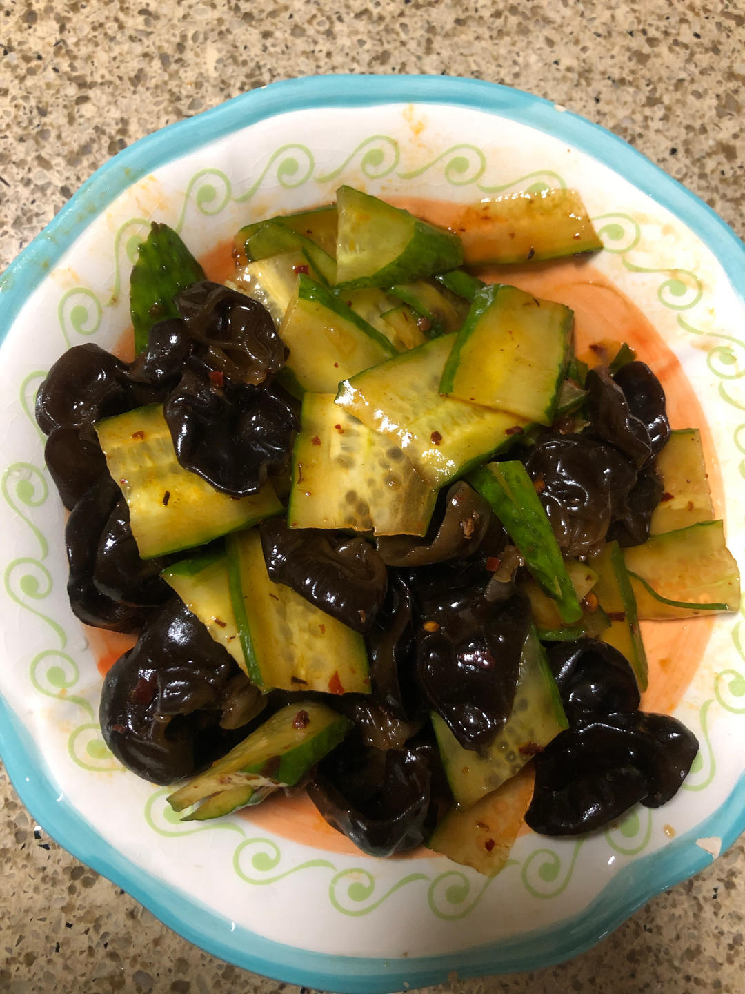 凉拌黄瓜黑木耳