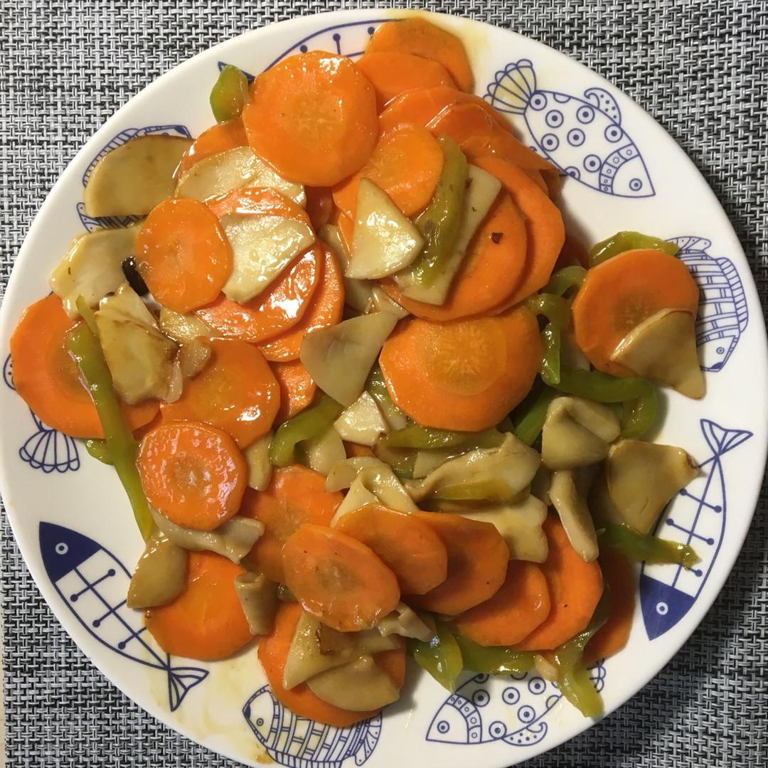 老丁的私房菜-美极杏鲍菇