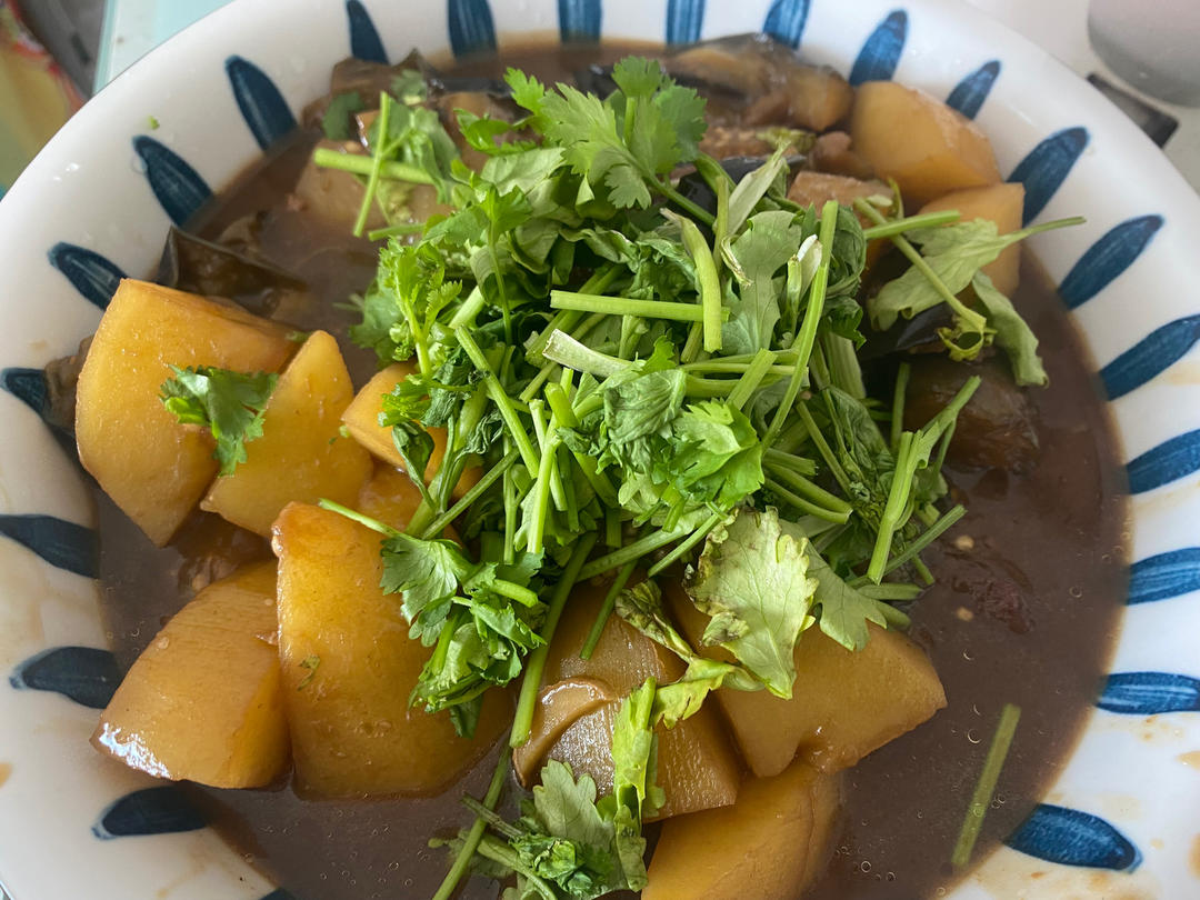 土豆炖茄子(东北菜)