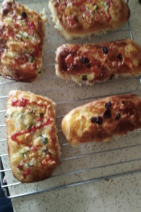 香葱火腿肉松面包