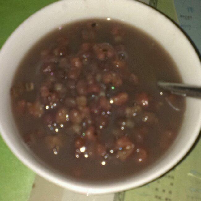红豆薏米粥 (Red Bean and Pearl Barley Congee)
