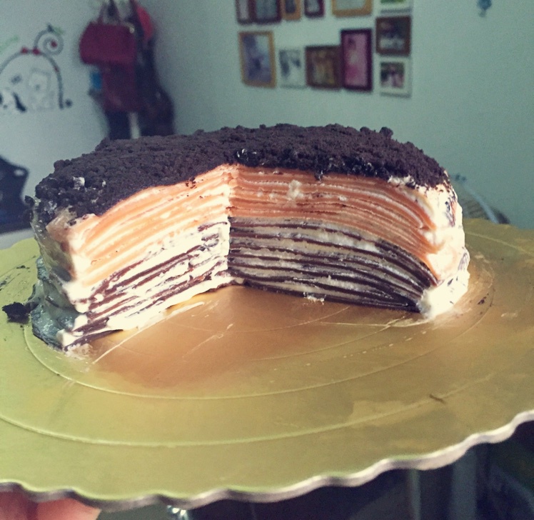 彩虹千层蛋糕 彩虹可丽饼(Mille Crepe Cake)