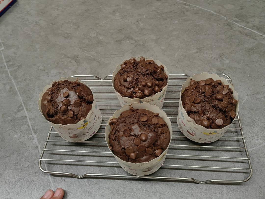 在家做巧克力蘑菇头麦芬蛋糕🍫