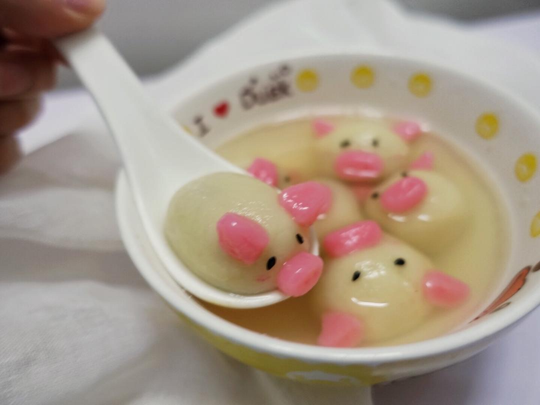 小猪汤圆