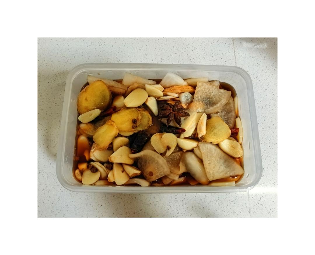 一道下饭菜，爽脆可口酱腌萝卜，简单还下饭！