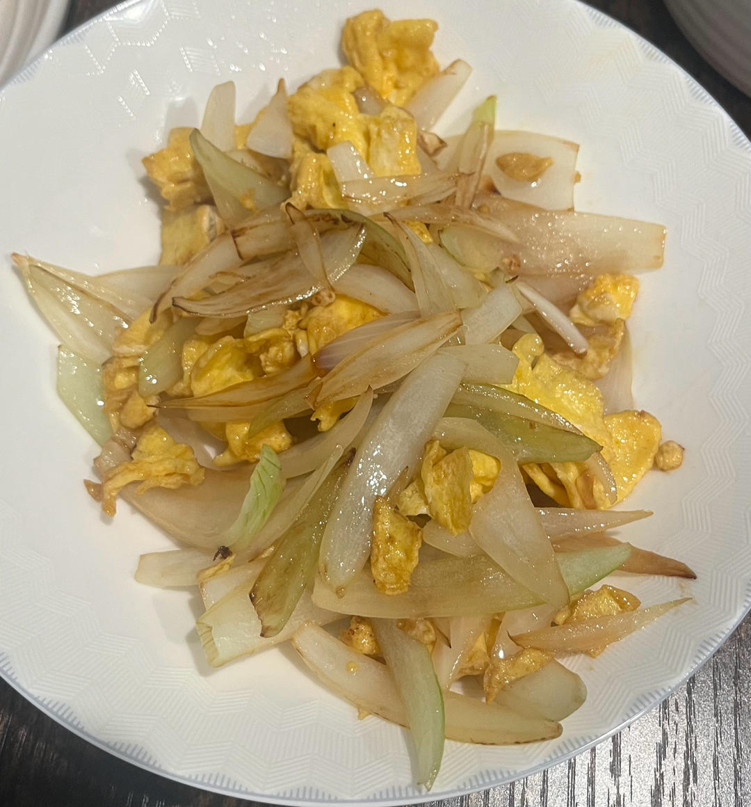 洋葱炒鸡蛋
