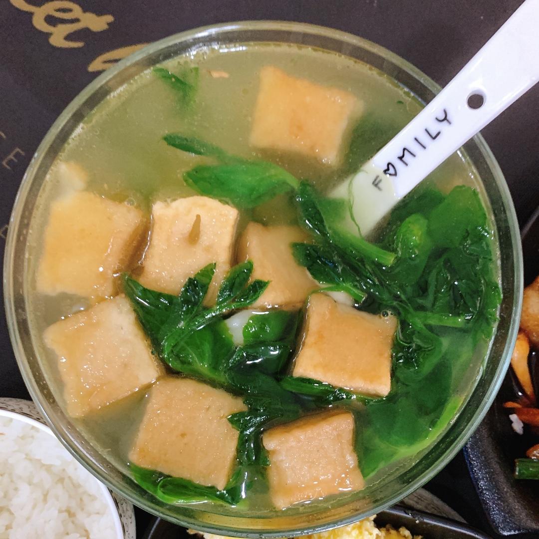 青菜豆腐