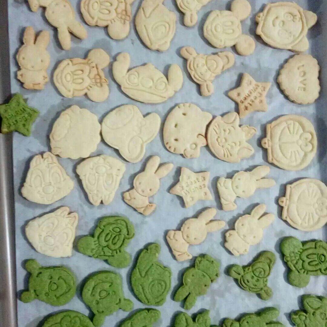 卡通黄油饼干