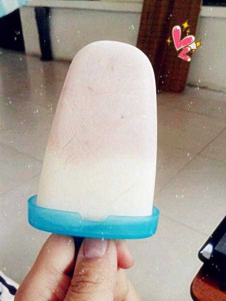 蓝莓酸奶冰棍的做法