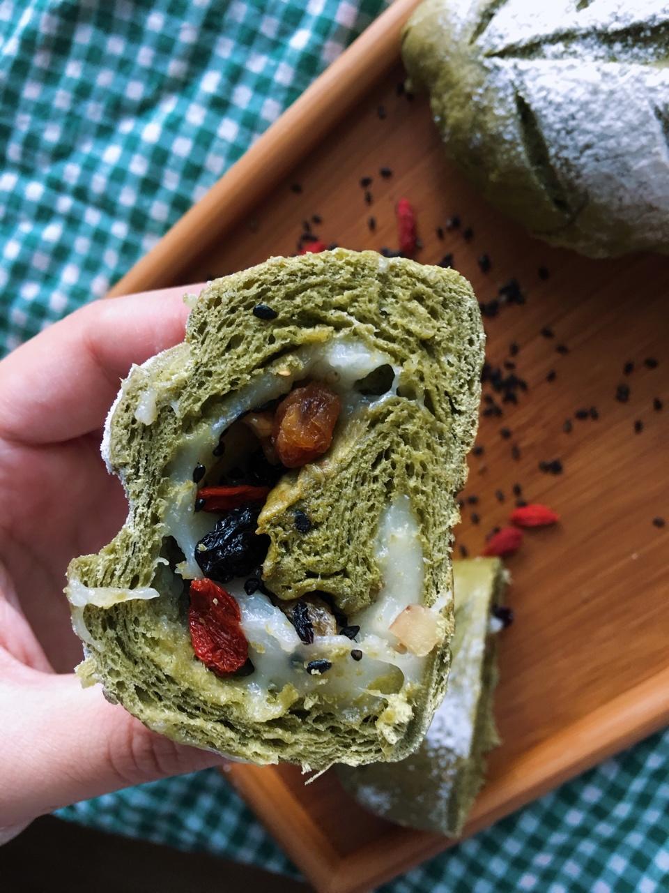 麻薯夹心可可（抹茶）软欧