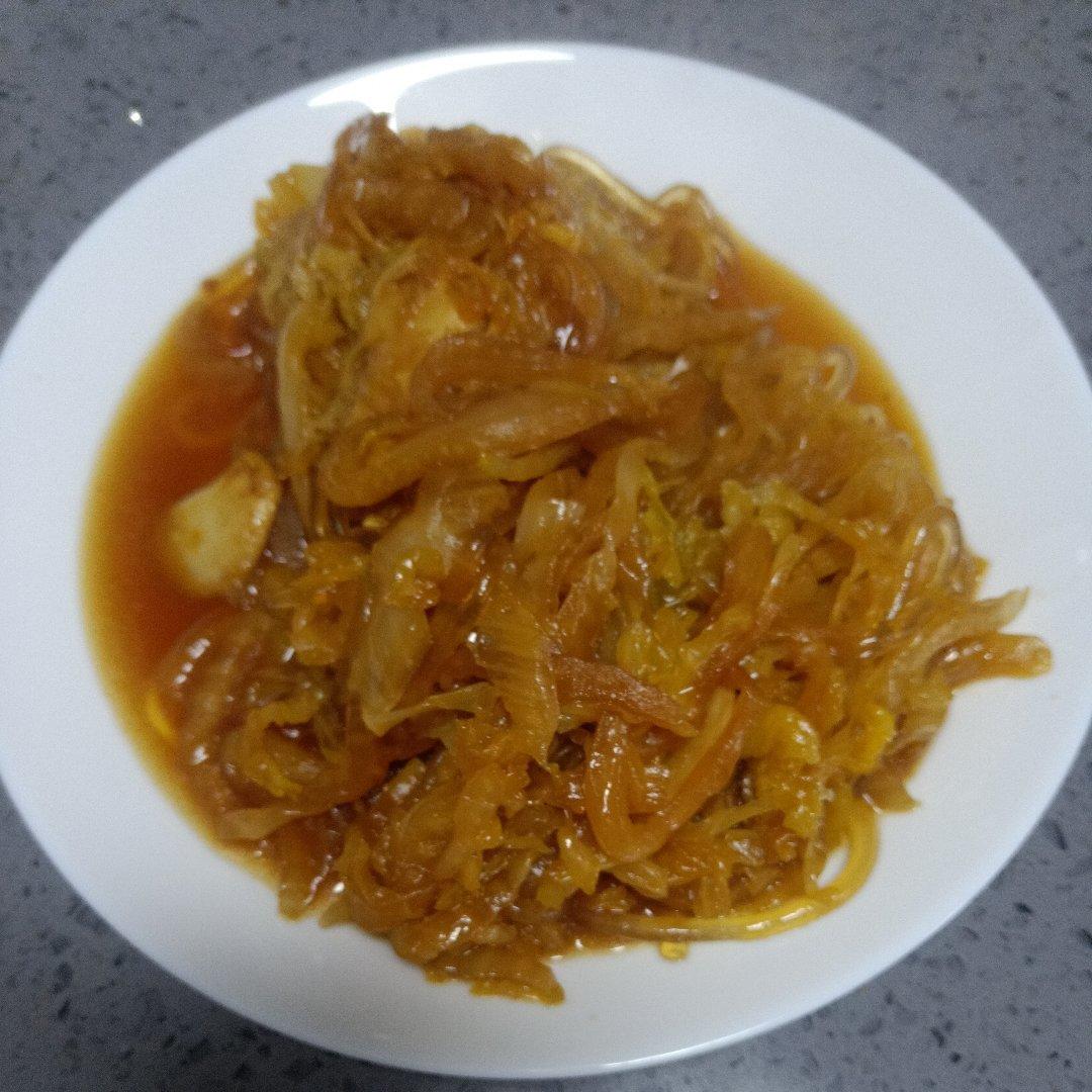 绝对酸爽  东北酸菜炒粉