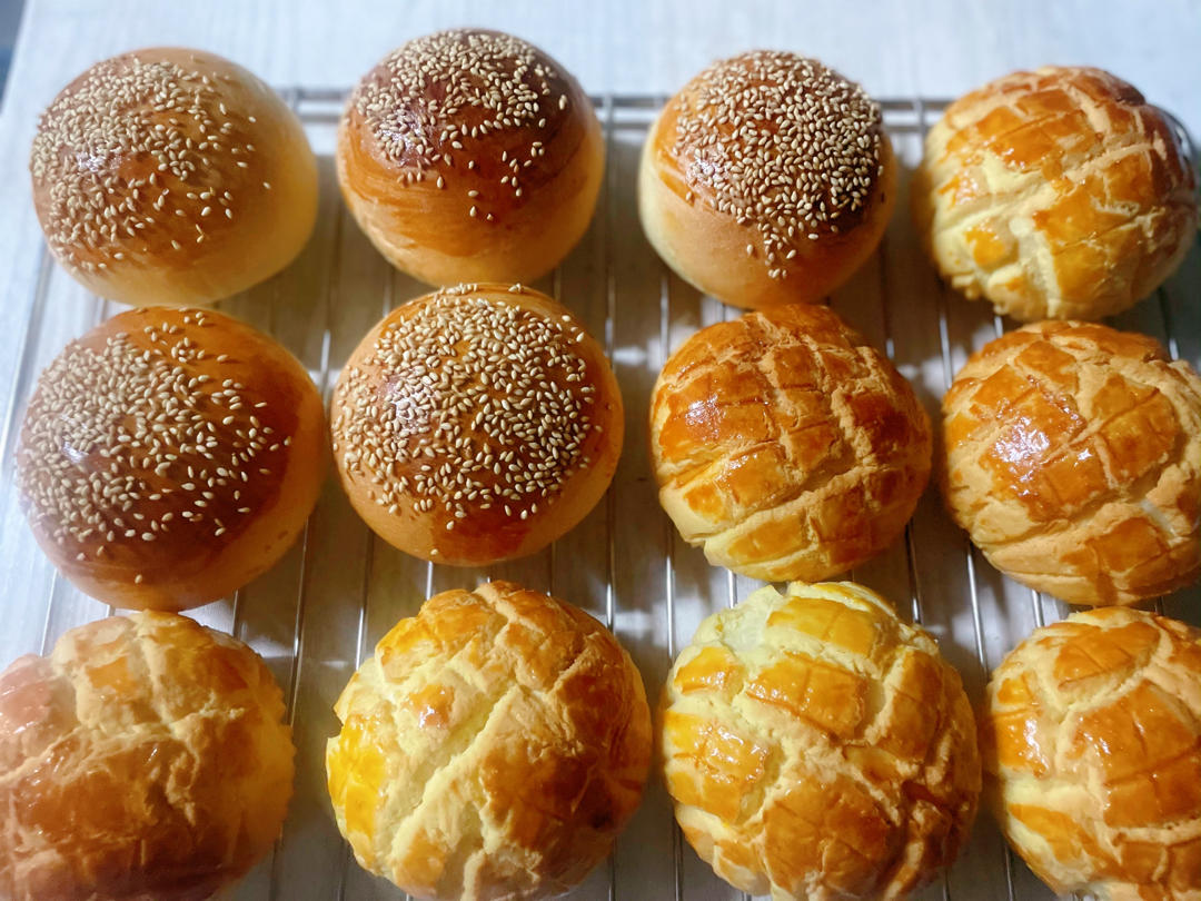 超柔软的中种汉堡胚