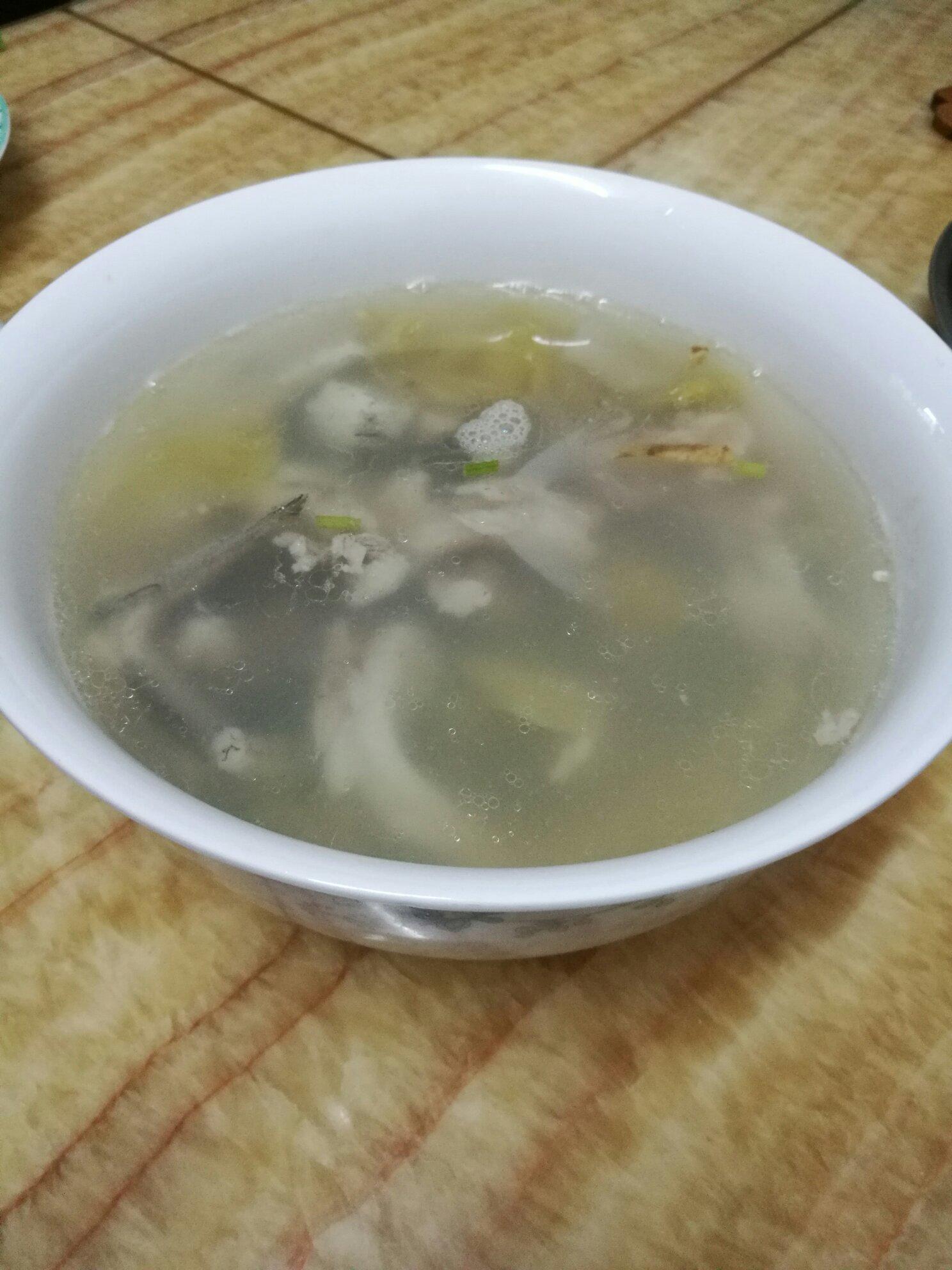 豆腐鱼咸菜汤