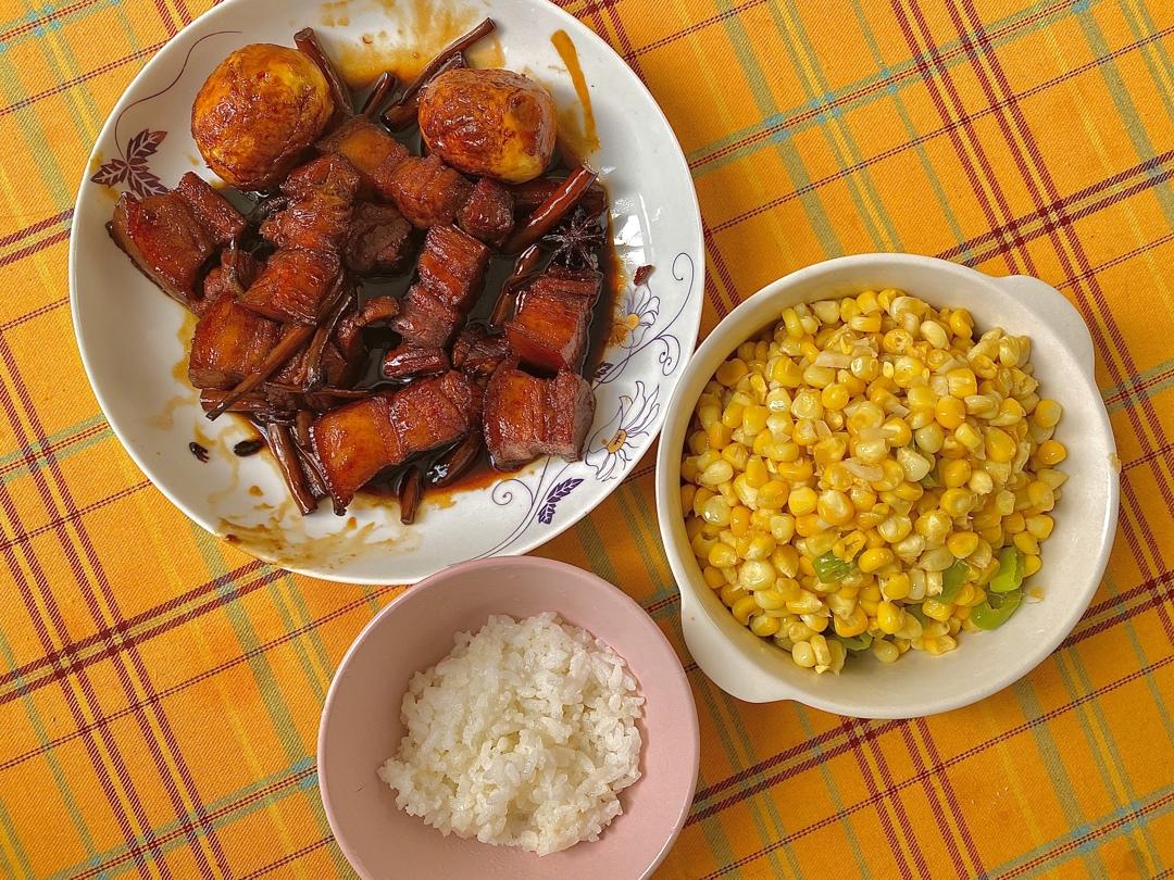 小拉家私房红烧肉|酱汁拌饭两碗米饭下肚
