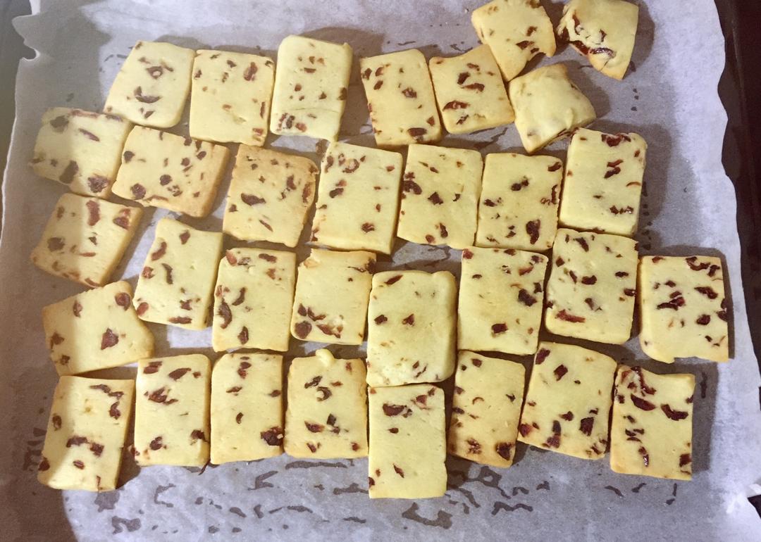 低糖少油版蔓越莓饼干