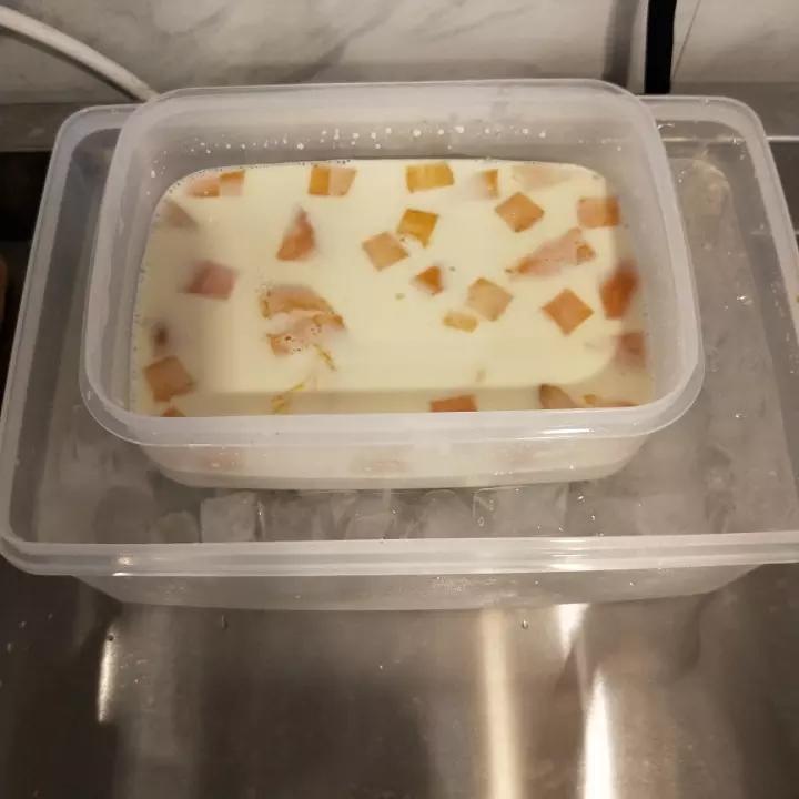 椰蓉草莓牛奶小方（吉利丁粉版）