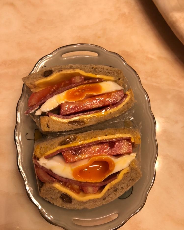 紫薯芋泥/鸡蛋肉松三明治大全🥪