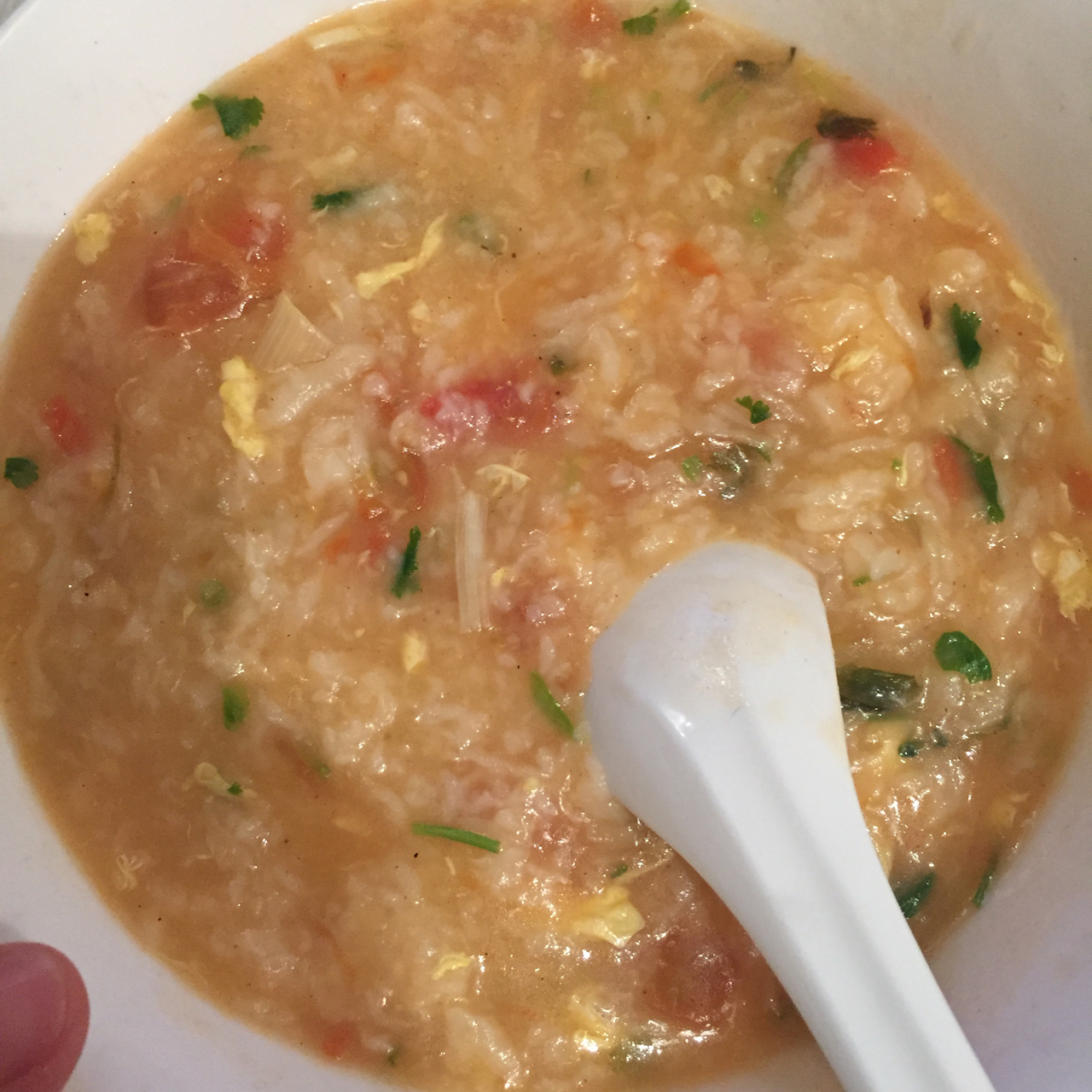 西红柿鸡蛋疙瘩汤