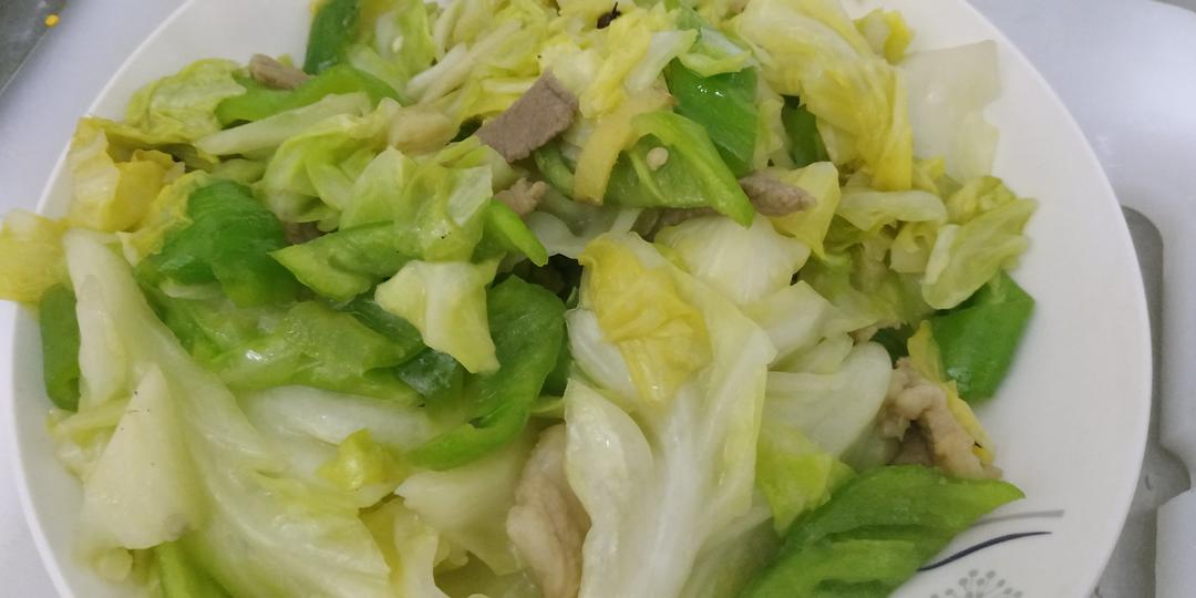 肉炒甘蓝
