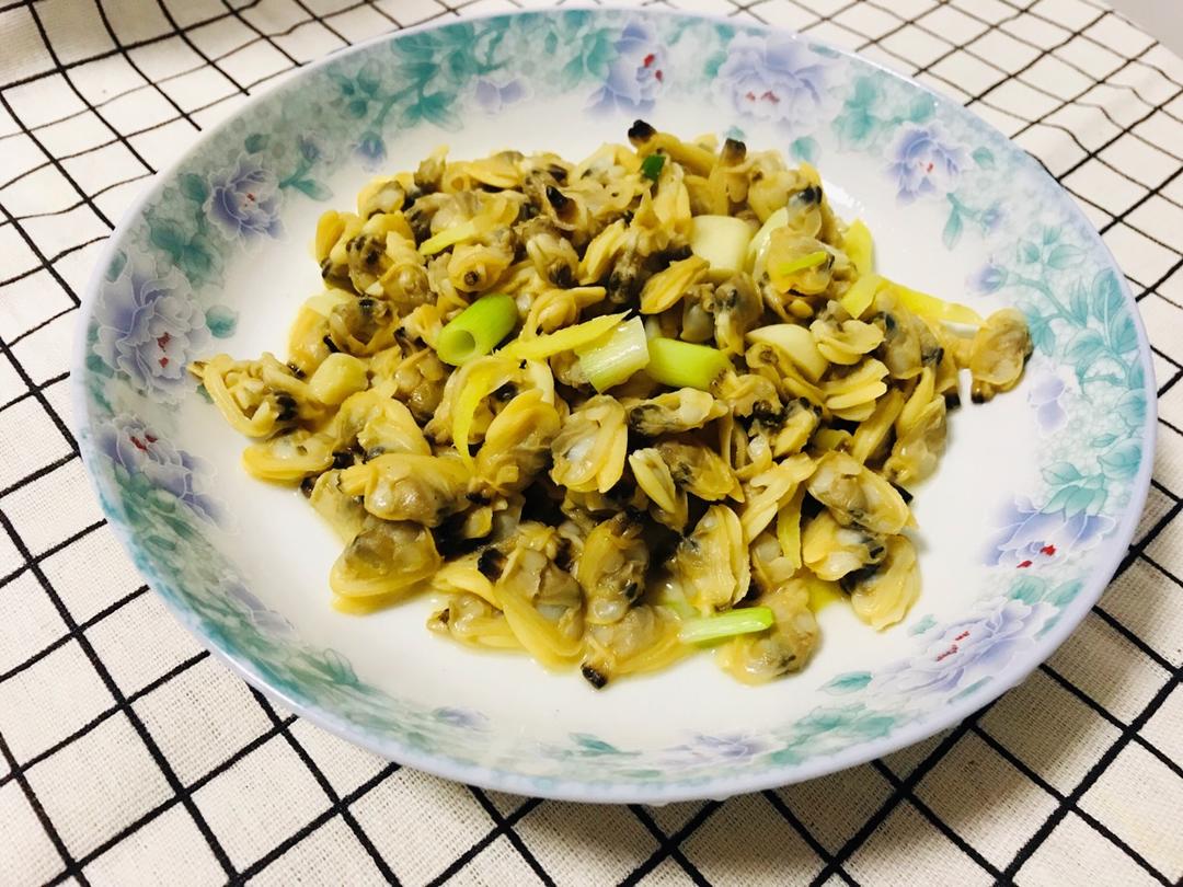 爆炒花甲肉