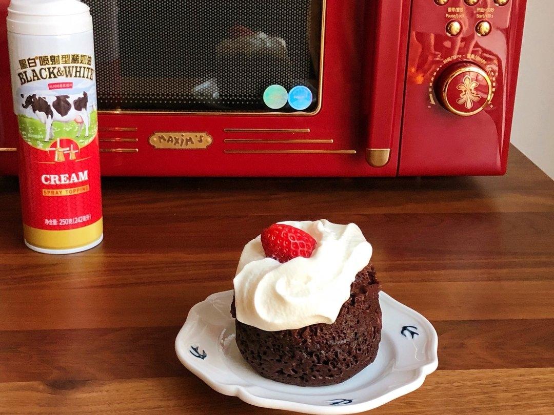 快手巧克力蛋糕|马克西姆勒芒微波炉的做法