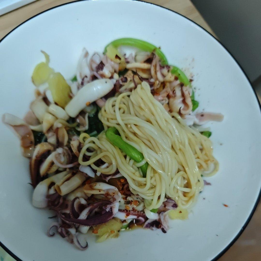 超简单的炝小管（小鱿鱼）