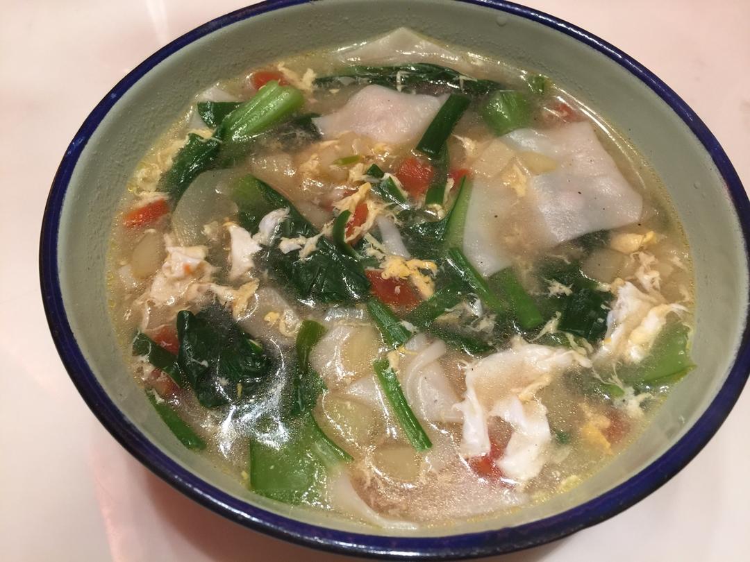 【西安小吃系列】3:简约版西红柿旗花面-静的食光