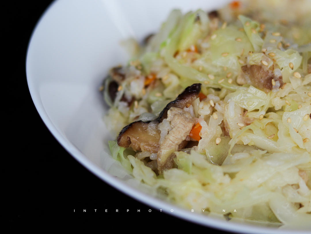 包菜炒饭