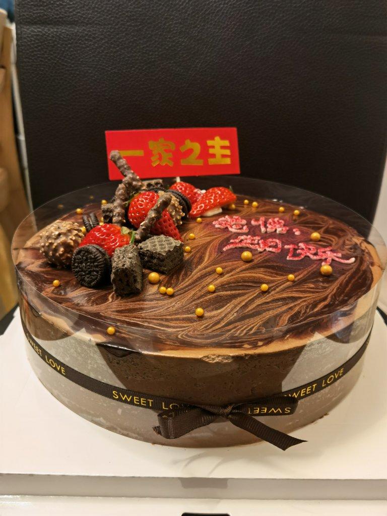 巧克力方形慕斯蛋糕