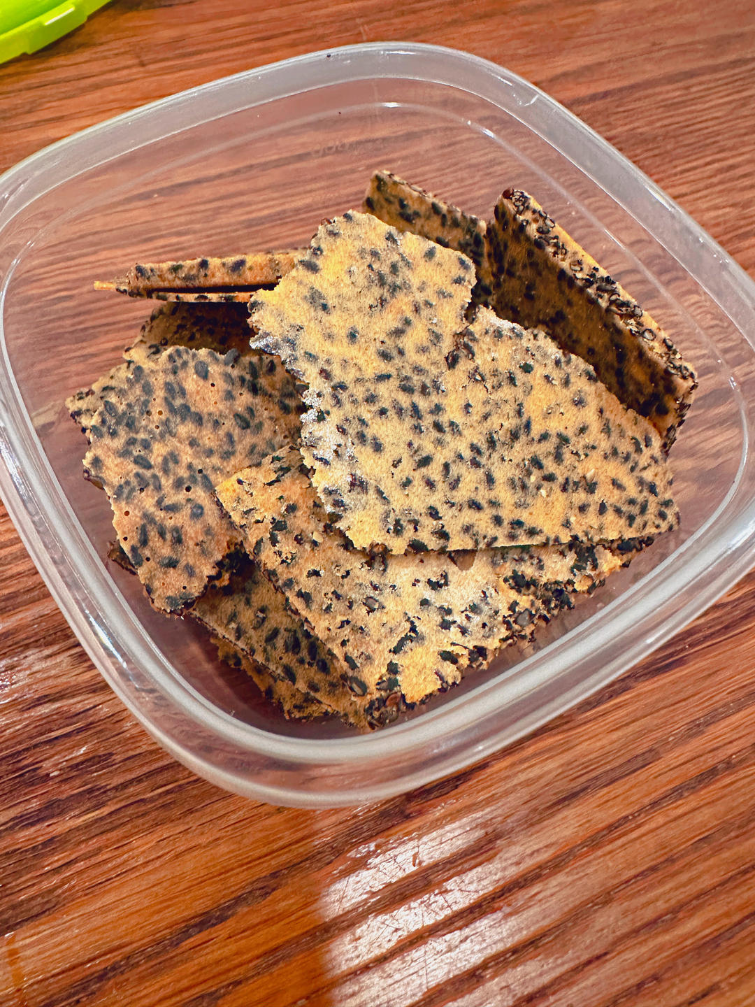 手残党 零失败瓦片酥～消耗蛋清/蛋白-芝麻薄脆 快手宝宝小零食