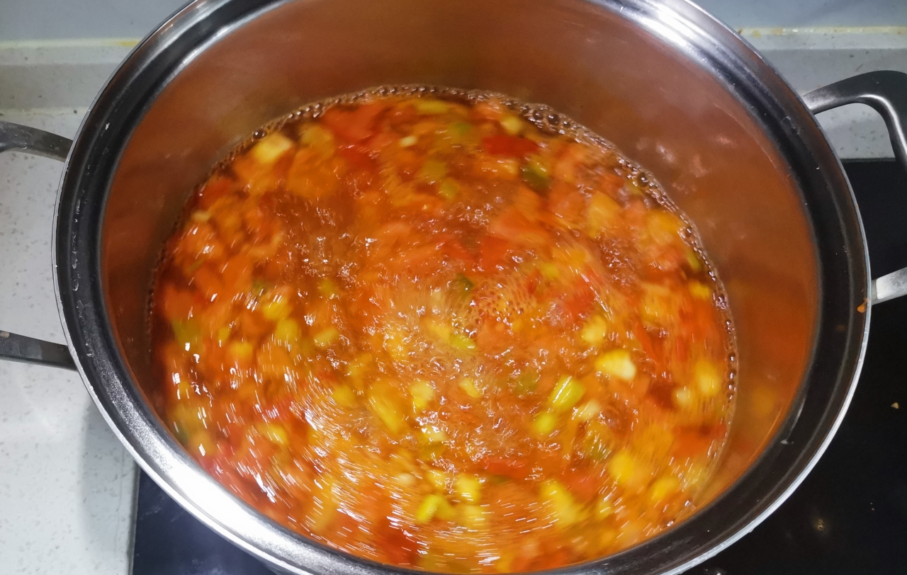 🏆西红柿鸡蛋噶嗒汤⭐️的做法 步骤5