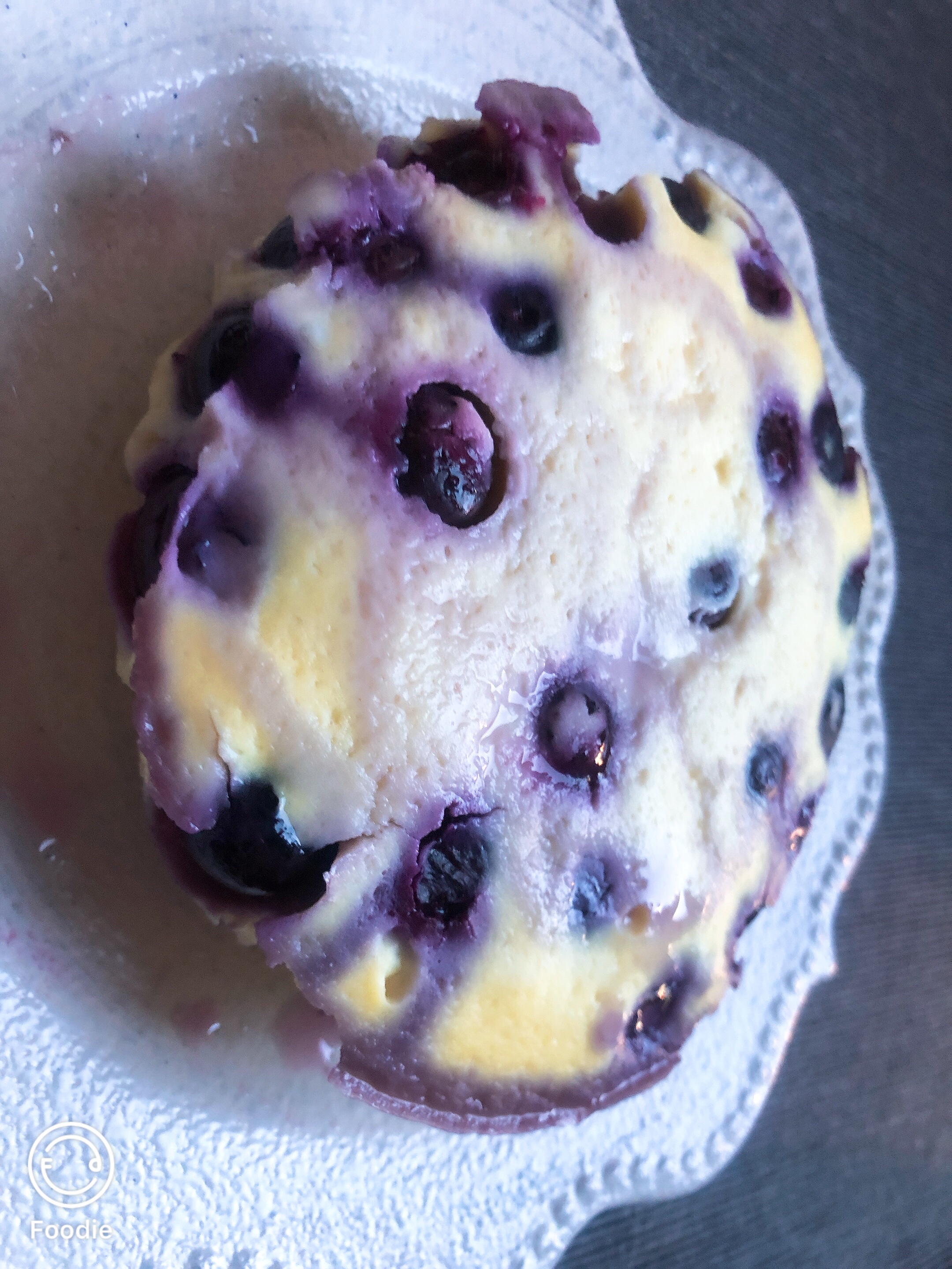 【低卡】蓝莓酸奶蒸蛋糕。的做法 步骤5