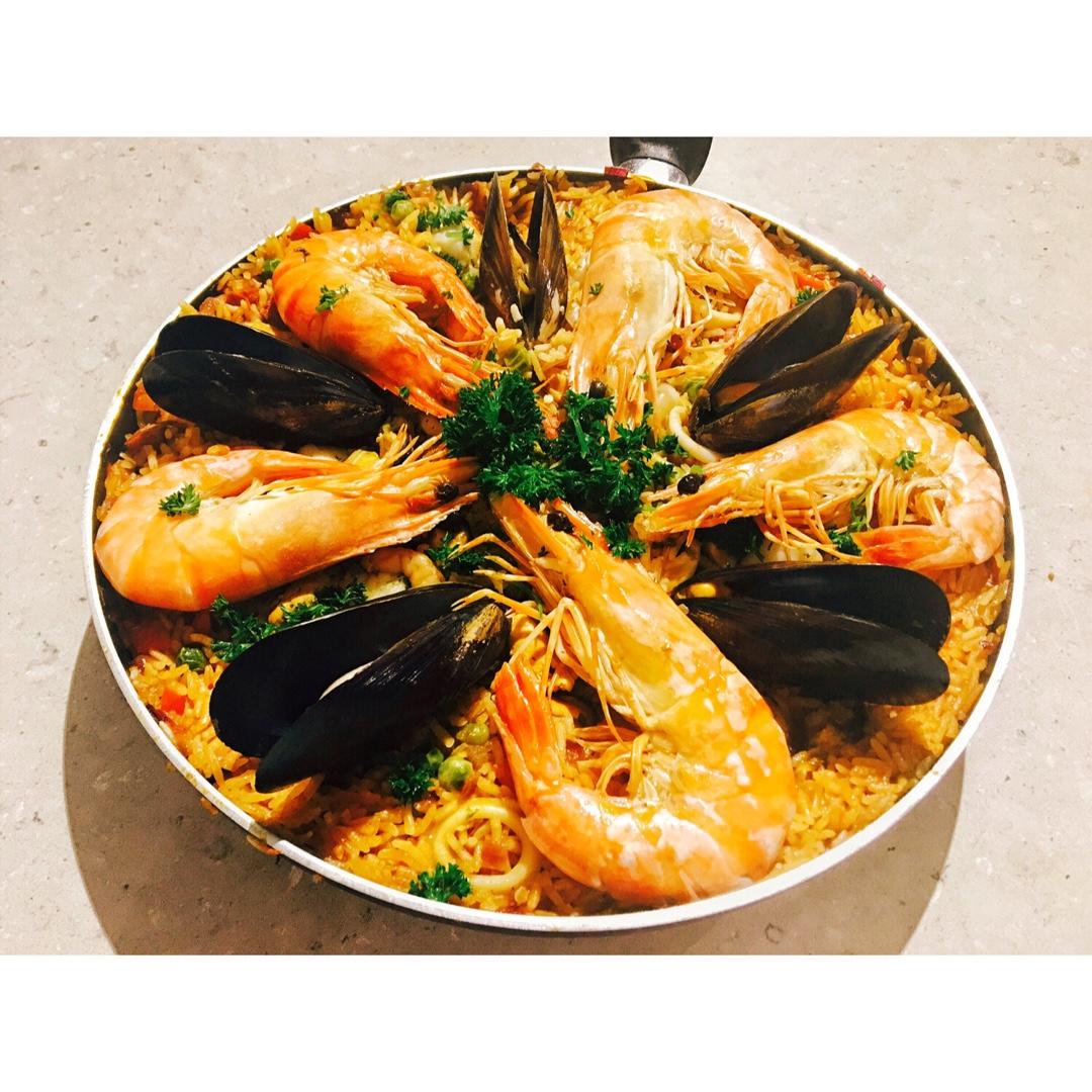 【曼食慢语】Seafood Paella 西班牙海鲜饭