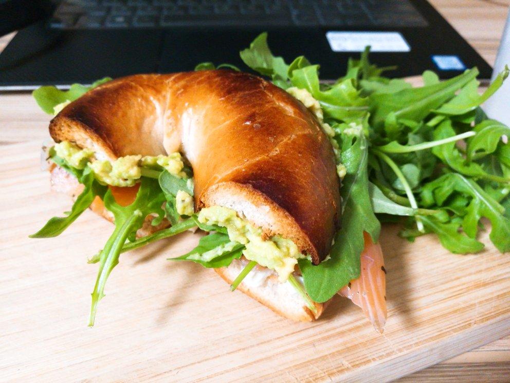 Smoked Salmon Bagel熏三文鱼贝果/面包圈
